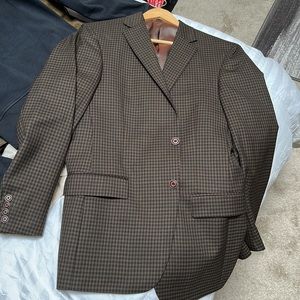 Hart Schaffner Marx Sport coat, brown with side vents